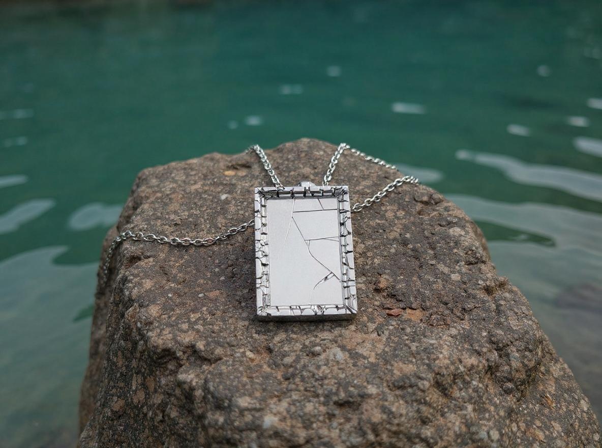 Fractured Pendant Necklace